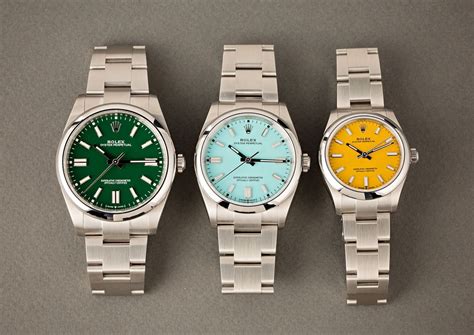 new rolex colours|most popular Rolex dial color.